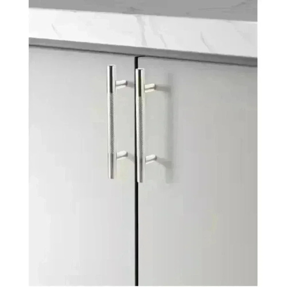 Sapphire Delta Series 3-3/4 in. (96 mm) Center-to-Center Satin Nickel Pulls - Picture 3 of 3
